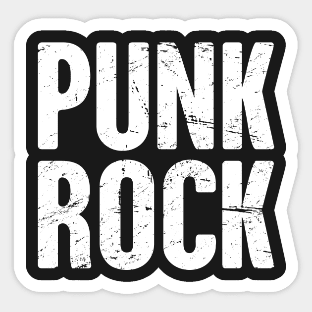 Punk Rock Sticker by MeatMan